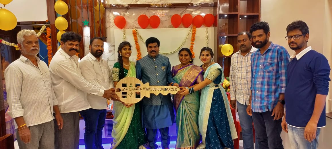 Mr.Mrs.Kumar ( 2BHK flat turn key interior project at Laxmi Residency, IDPL, Hyderabad)